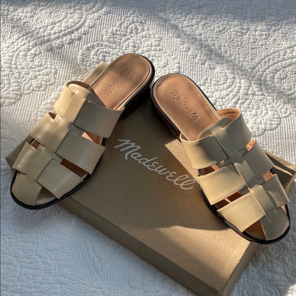 Madewell Women's buttercream Slide Sandals